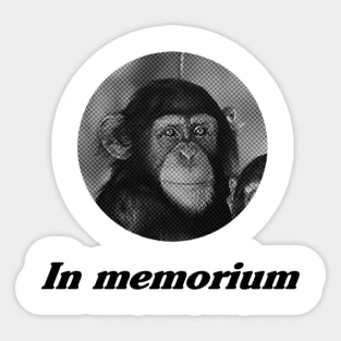 In Memorium Sticker